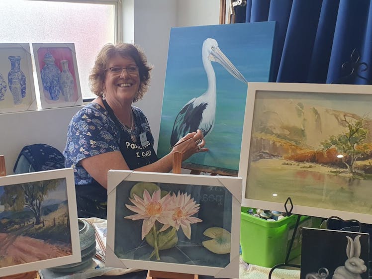 Using Oils and Acrylics